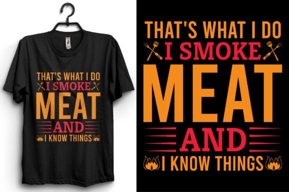 BBQ Typography T-shirt Design Graphics Review