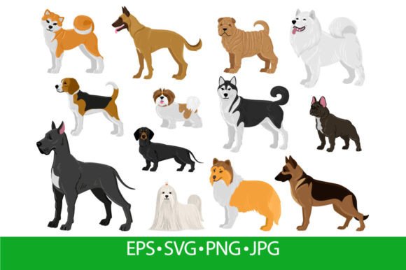 Cartoon Dogs Different Breeds, Funny Embroidery Review