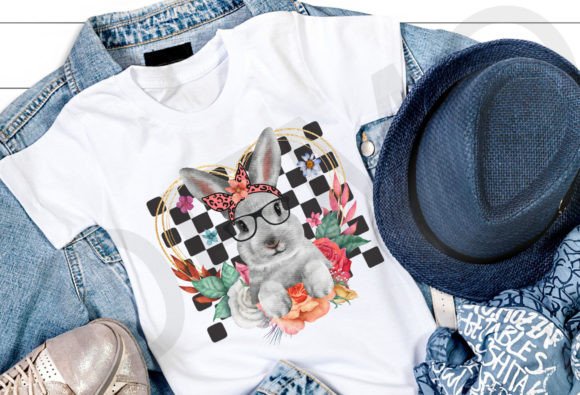 Cute Bunny Png, Rabbit Bandana Glasses