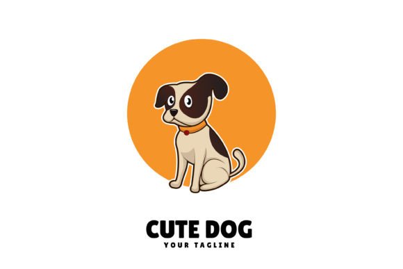 Cute Funny Dog Characters Illustration Graphics and Logos