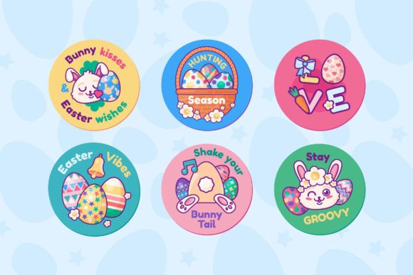 Easter Quotes Stickers Graphics and Illustrations Review