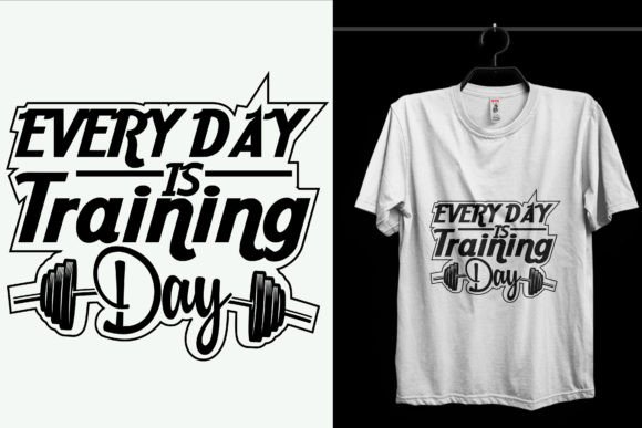 Every Day is Gym T-Shirt Design Graphics and T-Shirt Designs