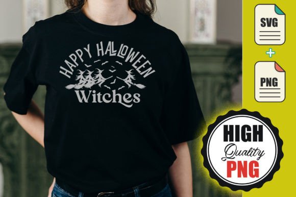 Happy Halloween Witches -Svg File Graphics and Print Templates Review