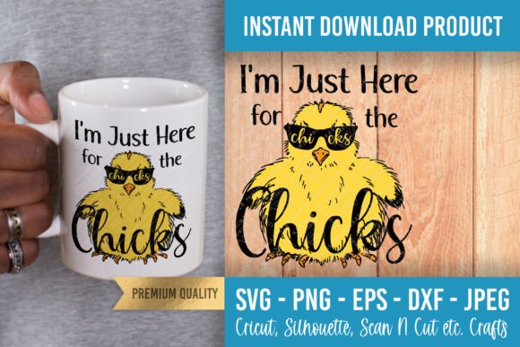 Here for the Chicks SVG Graphics and T-Shirt Designs