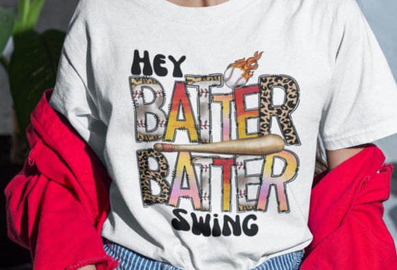 Hey Batter Batter Swing T Shirt, Baseball Graphics and T-Shirt Designs