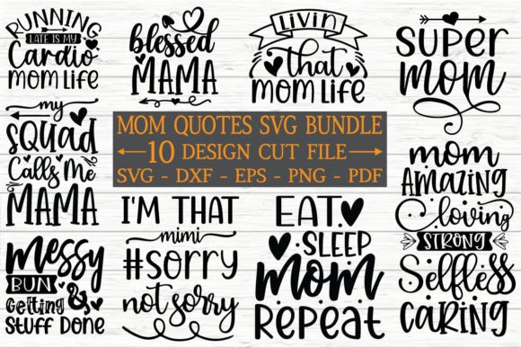 Mom SVG Bundle Graphics and T-Shirt Designs Review