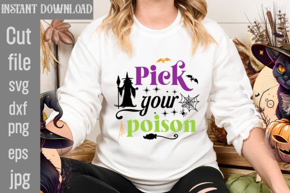 Pick Your Poison SVG Cut File Graphics and T-Shirt Designs Review