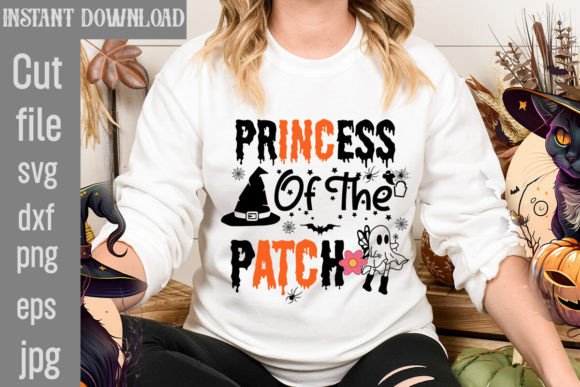 Princess of the Patch SVG Cut File Graphics and T-Shirt Designs